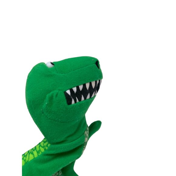Burger King Hand Puppet Toy Story Dinosaur T rex Green Plush Stuffed Toy Doll 19 - Picture 4 of 4